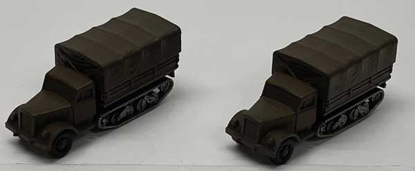 Phoenix Precision Models N 30060 Half-Track With Canvas Cover Resin Kit, Unpainted