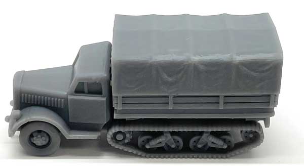 Phoenix Precision Models HO 31060 Half-Track With Canvas Cover Resin Kit, Unpainted