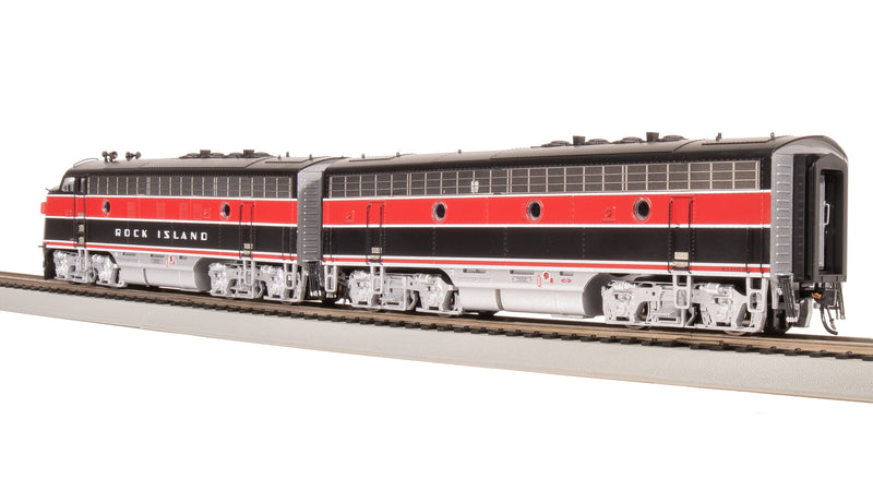 BLI 8191 EMD F7 A/B, CRIP 103/105B, Red/Black w/ Aluminum Trucks, A-unit Paragon4 Sound/DC/DCC, Unpowered B, HO