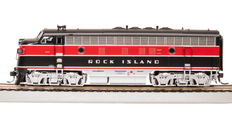 BLI 8191 EMD F7 A/B, CRIP 103/105B, Red/Black w/ Aluminum Trucks, A-unit Paragon4 Sound/DC/DCC, Unpowered B, HO