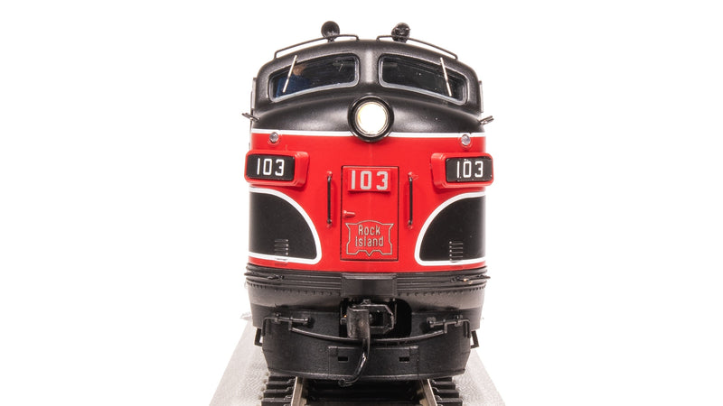 BLI 8191 EMD F7 A/B, CRIP 103/105B, Red/Black w/ Aluminum Trucks, A-unit Paragon4 Sound/DC/DCC, Unpowered B, HO