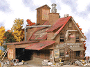 Bar Mills Scale Model Works HO 942 Majestic Hardware Kit, 6 x 6-1/2" 15.2 x 16.5cm