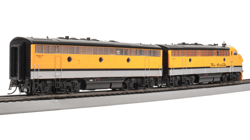 BLI 8192 EMD F7 A/B, DRGW 5641/5642, Single Stripe Scheme, A-unit Paragon4 Sound/DC/DCC, Unpowered B, HO