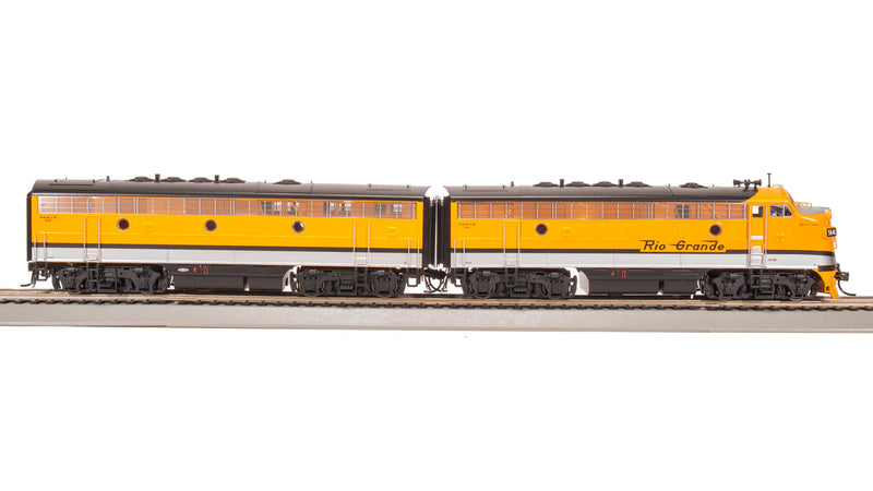 BLI 8192 EMD F7 A/B, DRGW 5641/5642, Single Stripe Scheme, A-unit Paragon4 Sound/DC/DCC, Unpowered B, HO