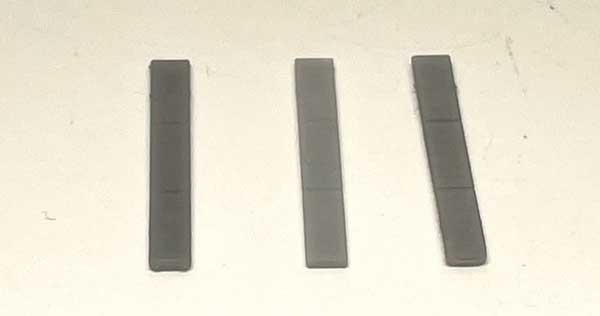 Phoenix Precision Models PPM-30504 Flat Capstones for Straight Walls - 3D Printed Kit -- Unpainted, pkg(20), N Scale