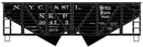 PREORDER Accurail HO 81951 55-Ton Wood-Side 2-Bay Hopper Kit, Nickel Plate Road