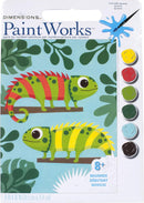 Paint Works Paint by Number 91690 Iguanas PBN 8x10 Beginner