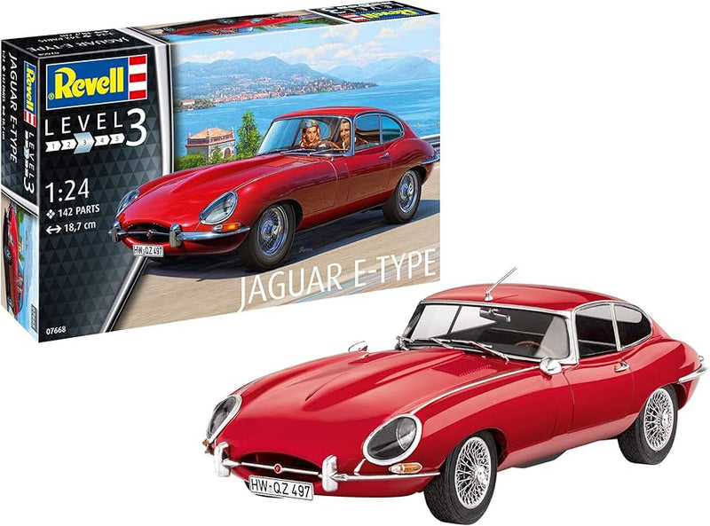 Revell 7668 Jaguar E-Type Coupe 1:24