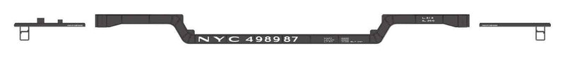 PREORDER Walthers Mainline HO 910-50228 81' 8-Axle Depressed Center Flatcar, New York Central