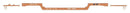 Walthers Mainline HO 910-50234 81' 8-Axle Depressed Center Flatcar, Southern