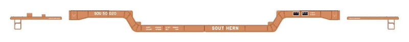 PREORDER Walthers Mainline HO 910-50234 81' 8-Axle Depressed Center Flatcar, Southern