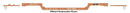 Walthers Mainline HO 910-50235 81' 8-Axle Depressed Center Flatcar, Southern