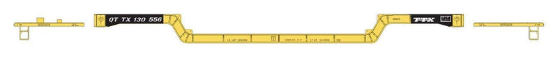 PREORDER Walthers Mainline HO 910-50237 81' 8-Axle Depressed Center Flatcar, TTX