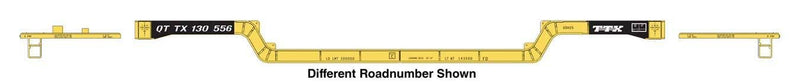 PREORDER Walthers Mainline HO 910-50238 81' 8-Axle Depressed Center Flatcar, TTX