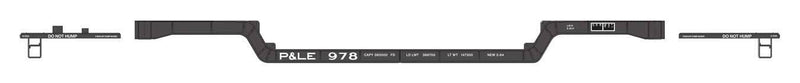 PREORDER Walthers Mainline HO 910-50241 81' 8-Axle Depressed Center Flatcar, Pittsburgh & Lake Erie