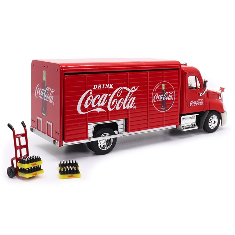 PREORDER Atlas 1/43 820061 Beverage Delivery Truck with Handcart & 4 Bottle Cases, Coca-Cola