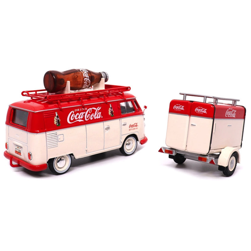 PREORDER Atlas 820064 1960 Volkswagen Kombi with Coca-Cola Trailer 29.99