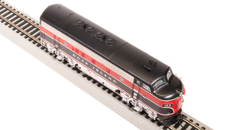 BLI 8202 EMD F7A, CRIP 115, Red/Black w/ Aluminum Trucks, Paragon4 Sound/DC/DCC, HO