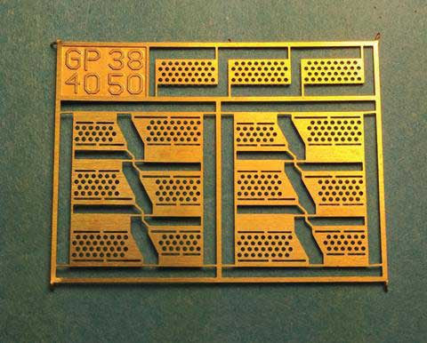 A-Line 29237 Brass Diesel Steps For Athearn Shells GP60, 50, 40, 38