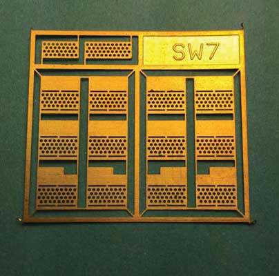 A-Line 29254 Brass Diesel Steps For Athearn Shells SW7