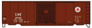 Accurail HO 3462 40' PS-1 Steel Boxcar Kit, Lehigh & New England