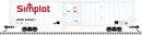Atlas N 50005975 Cryogenic Reefer, Master, JR Simplot 6107 (white, orange)