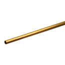 K & S Precision Metals 8271 Hexagon Brass Tube 12" Long x .014 Wall x 3/32
