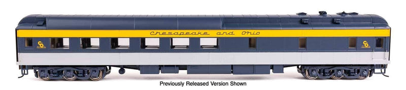 Walthers Proto HO 920-17701 Lighted 82' Pullman-Built Heavyweight 36-Seat Diner, Chesapeake & Ohio