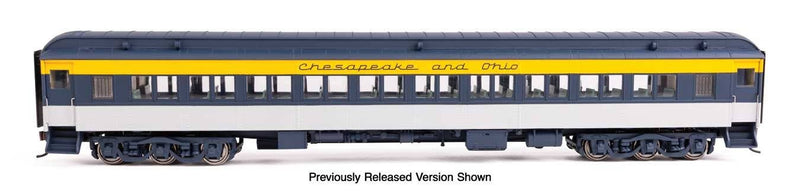 Walthers Proto HO 920-17601 Lighted 82' Pullman-Built Heavyweight Paired-Window Coach, Chesapeake & Ohio