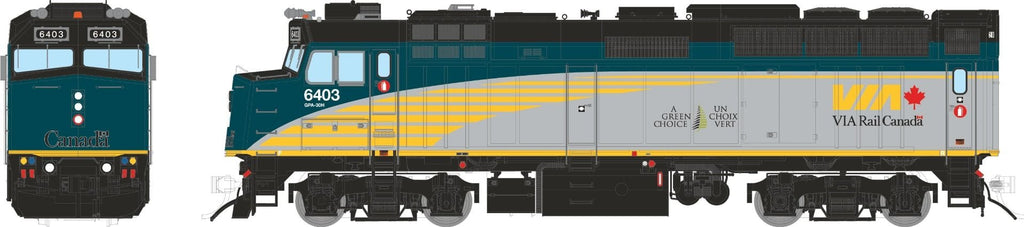 82027 PREORDER Rapido HO 82027 Rebuilt F40PH-2D Locomotive, Via Rail #6403