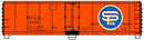 PREORDER Accurail HO 8328 8300 Series 40' Steel Refrigerator Car with Hinged Door, Schulyer Packing WCLX