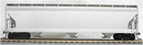 Accurail HO 2000 ACF 47' 3-Bay Center-Flow Covered Hopper Kit, Undecorated