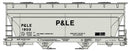 PREORDER Accurail HO 2222 ACF 2-Bay Covered Hopper Kit, Pittsburgh & Lake Erie