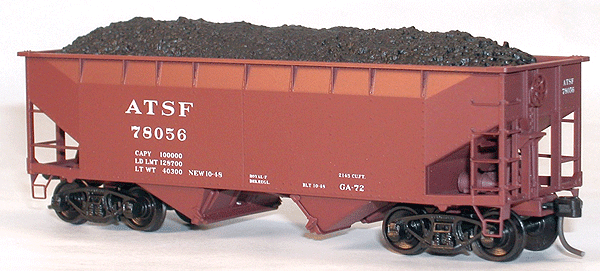 Accurail HO 304 Magnetic Coal Load (12), For Accurail 7700-Series Offset-Side Twin Hopper