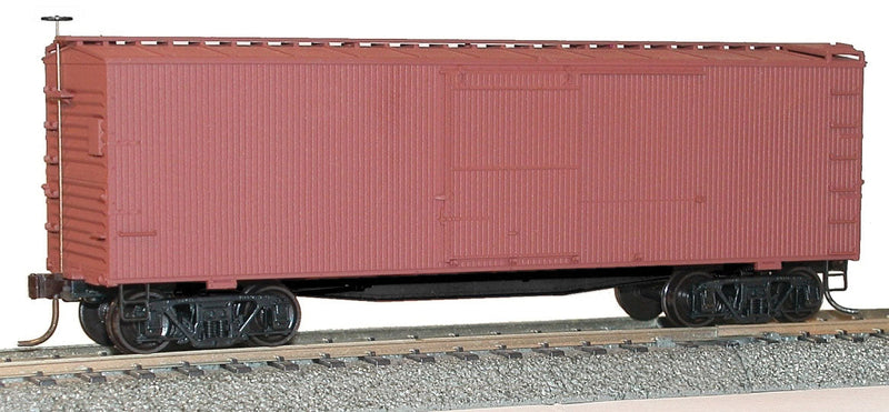 Accurail HO 1300 36' Double-Sheathed Wood Boxcar with Steel Roof, Ends, Fishbelly Underframe, K, Undecorated