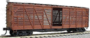 Accurail HO 4700 40' Wood Stock Car Kit (Plastic), Undecorated