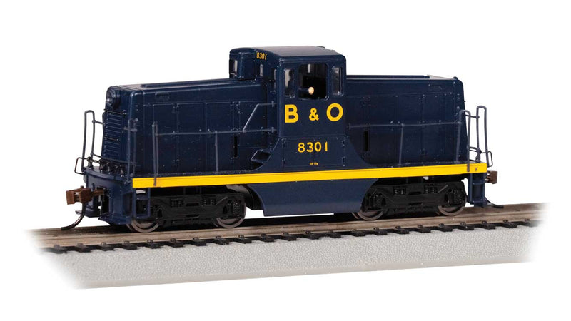 Bachmann 68201 GE 44-Ton Switcher - Sound and DCC - Sound Value -- Baltimore & Ohio 8301 (blue, yellow), HO