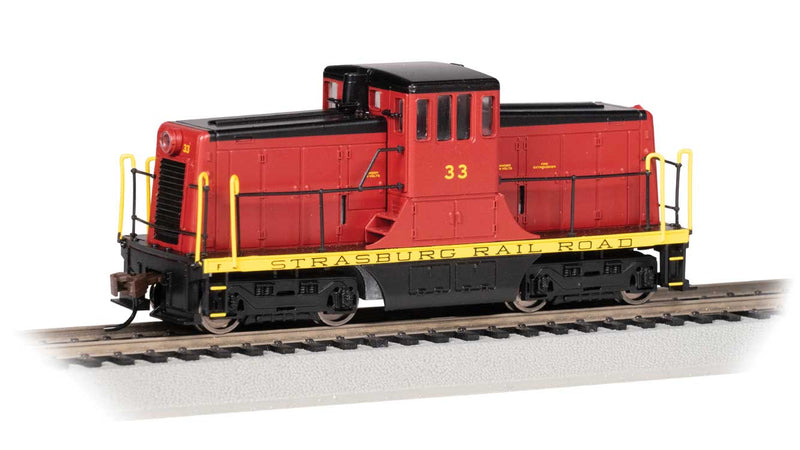 Bachmann 68203 GE 44-Ton Switcher - Sound and DCC - Sound Value -- Strasburg 22 (red, yellow, black), HO