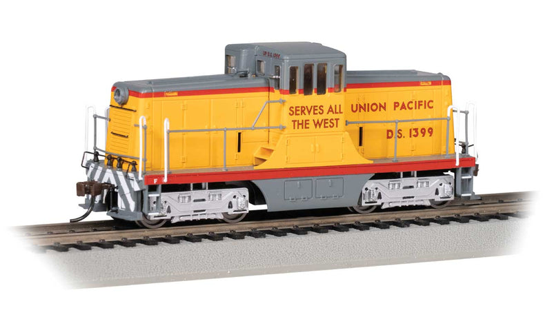 Bachmann 68204 GE 44-Ton Switcher - Sound and DCC - Sound Value -- Union Pacific D.S. 1399 (Armour Yellow, gray, red), HO