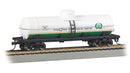 Bachmann Trains HO 17810 40' Single-Dome Tank Car, Silver Series, Quaker State 781 (cream, green, black)