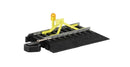 Bachmann Trains HO 44476 Track Bumper with Flashing LED, Steel Alloy Rail, Black Roadbed E-Z Track(R