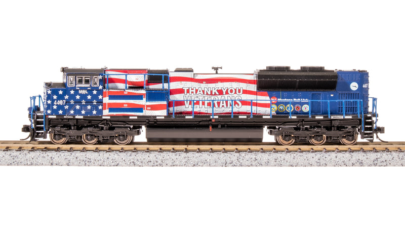 BLI 8425 EMD SD70ACe, MRL 4407, Veterans Tribute, Paragon4 Sound/DC/DCC, N