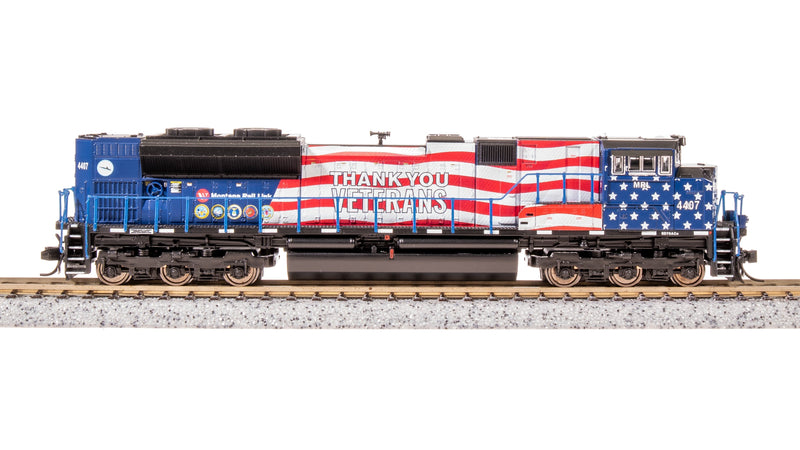 BLI 8425 EMD SD70ACe, MRL 4407, Veterans Tribute, Paragon4 Sound/DC/DCC, N