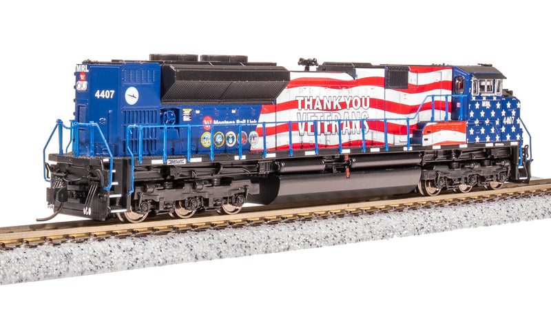 BLI 8425 EMD SD70ACe, MRL 4407, Veterans Tribute, Paragon4 Sound/DC/DCC, N