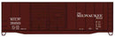 Accurail HO 3645 AAR 40' Double-Door Boxcar Kit, Milwaukee Road