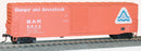 Accurail HO 5723 50' Welded-Side Single-Door Boxcar Kit, Bangor & Aroostook