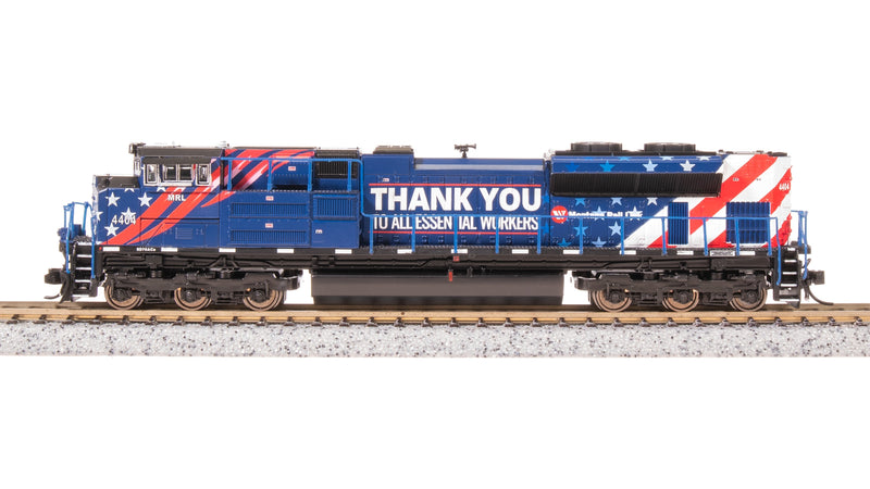 BLI 8426 EMD SD70ACe, MRL 4404, Essential Workers Tribute, Paragon4 Sound/DC/DCC, N