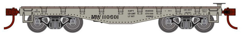 Roundhouse HO 84490 30' Old Time Flat Car, Maintenance of Way