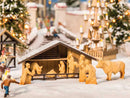 Noch HO 14394 Christmas Nativity Scene, Laser-Cut Wood Kit with Manger & Figures