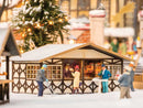 Noch N 14682 Christmas Market Stall, Laser-Cut Wood Kit